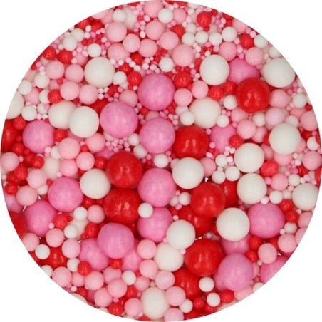 FunCakes Soft Pearl Mix Crazy in Love, 80g– Sprinkle Decoration