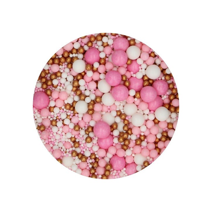 FunCakes Soft Pearl Mix Pink Celebration, 80g FunCakes Soft Pearl Mix Pink Celebration, 80g