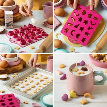 Decora Mini Princess CupCookies Cutter for 18 pcs