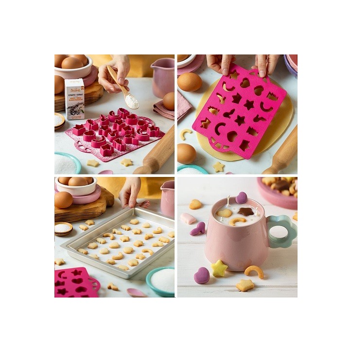 Decora Mini Princess CupCookies Cutter for 18 pcs