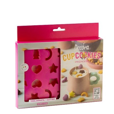 Decora Mini Princess CupCookies Cutter for 18 pcs