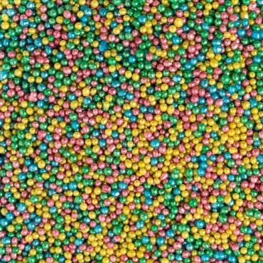 Decora Metallic Sugar Sprinkles Mix, 100g