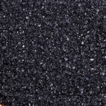 Decora Glitzerzucker Schwarz, 100g