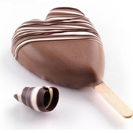 Silikomart Mini Heart Dessert Mold for 3 pcs