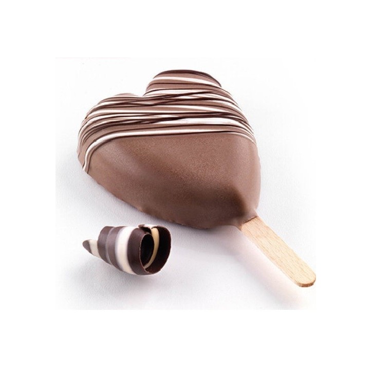 Silikomart Mini Heart Dessert Mold for 3 pcs Silikomart Mini Heart Dessert Mold for 3 pcs