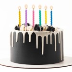 Dekora Twisted Birthday Candles, colored, 6 pcs Dekora Twisted Birthday Candles, colored, 6 pcs