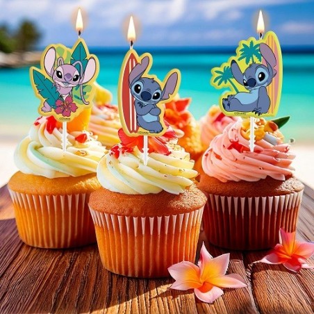 Dekora Disney Stitch Candles, 4 pcs - Disney