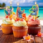 Dekora Disney Stitch Candles, 4 pcs