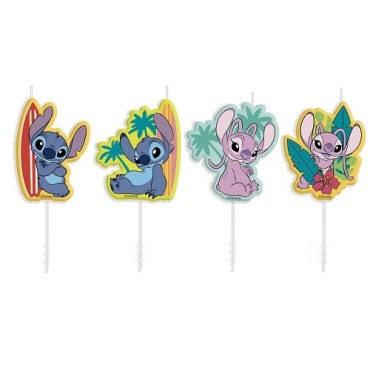 Dekora Disney Stitch Candles, 4 pcs - Disney