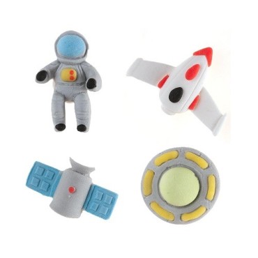 DeKora Space Sugar Decorations, 48 pcs