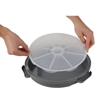 Dr. Oetker Tortenbox extra hoch 26cm – Transportbox mit Servierboden & Stückeinteilung