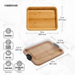 Farberware Build-a-Board Bamboo Rectangluar Board, 28x35.3cm Farberware Build-a-Board Bamboo Rectangluar Board, 28x35.3cm