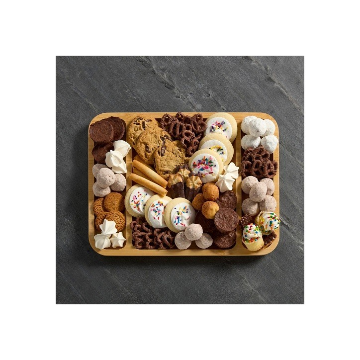 Farberware Bamboo Grazing Board with Lid – 30.5 x 40.5 cm Snack Platter