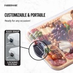 Farberware Build-a-Board Bamboo Rectangluar Board, 30.5 x 40.5cm