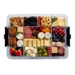 Farberware SnackleBox mit Bambus Schneidebrett, 28x40cm Farberware SnackleBox mit Bambus Schneidebrett, 28x40cm