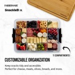 Farberware SnackleBox mit Bambus Schneidebrett, 28x40cm Farberware SnackleBox mit Bambus Schneidebrett, 28x40cm