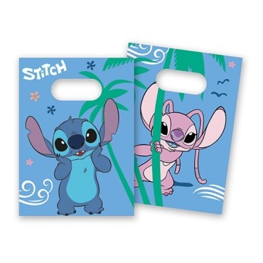 Procos Disney Stitch Partybeutel, 4 Stück- für Disney- und Kinderpartys