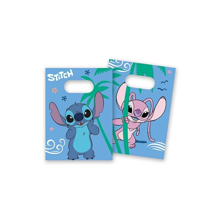 Procos Disney Stitch Party Bags, 4pcs for Disney & Kids’ Parties