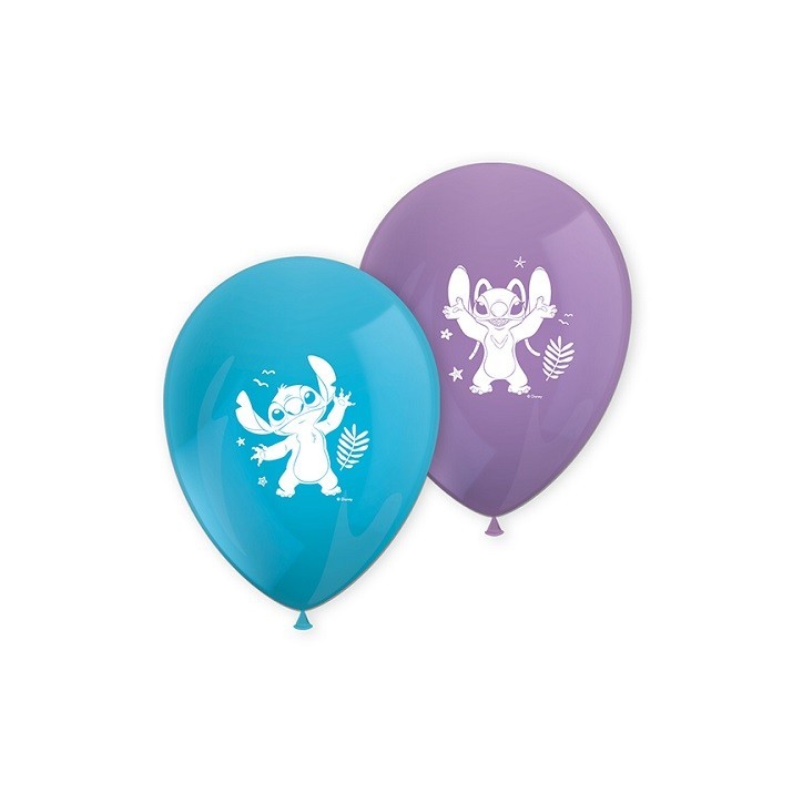 Procos Disney Stitch Luftballone, 8 Stück - Disney Stitch Luftballon 🎈🌺