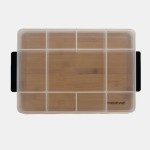 Farberware SnackleBox mit Bambus Schneidebrett, 28x40cm Farberware SnackleBox mit Bambus Schneidebrett, 28x40cm