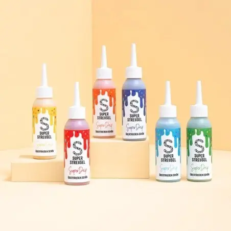 Super Streusel SuperDrip RegenbogenSet, 6x130g - SuperStreusel Super Drip Set