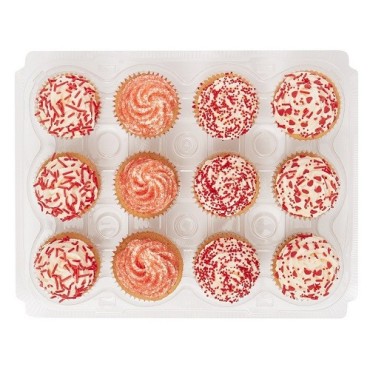 PME Cupcake Carrier – Pack of 3 x 12 Cup Holders, Stackable & Reusable