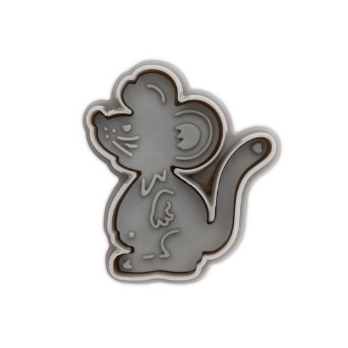 Städter Mouse Cookie Cutter with Ejector 5.5cm