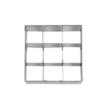 Städter Cube Embossing Cutter – 6 x 6 cm – For Rubik’s Cube, Minecraft & Tetris Cookies