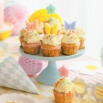 PartyDeco Butterfly & Flower Novelty Candles, 5 pcs