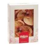 deKora 8.5cm Esspapier Orchideen Orange, 10 Stück