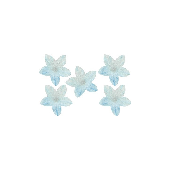 Dekora Esspapier Blumen Blau – 2 cm – 400 Stück – glutenfrei & vegetarisch