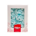 deKora 2cm Esspapier Blumen Blau, 400 Stück