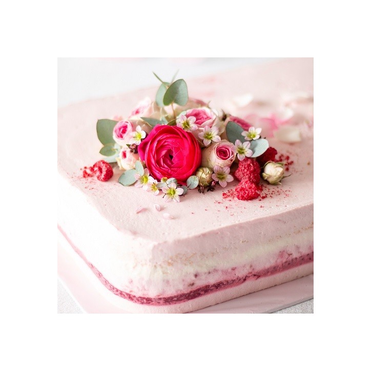 Städter Whipped Cream Fix Raspberry – 125 g – Fruit Pieces & Aroma for Cream Desserts