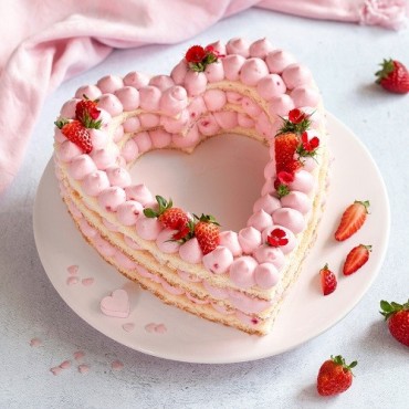 Städter Strawberry Whipped Cream Fix – 125 g – for Cakes, Roulades & Desserts
