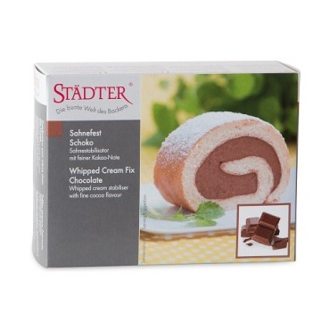 Städter Whipped Cream Fix Chocolate – 125 g – for Creamy Chocolate Cakes & Desserts