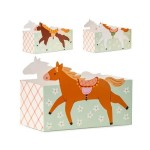 PartyDeco Horse Snack Boxes, 3 pcs PartyDeco Horse Snack Boxes, 3 pcs