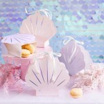 PartyDeco Shell Candy Boxes, 4 pcs
