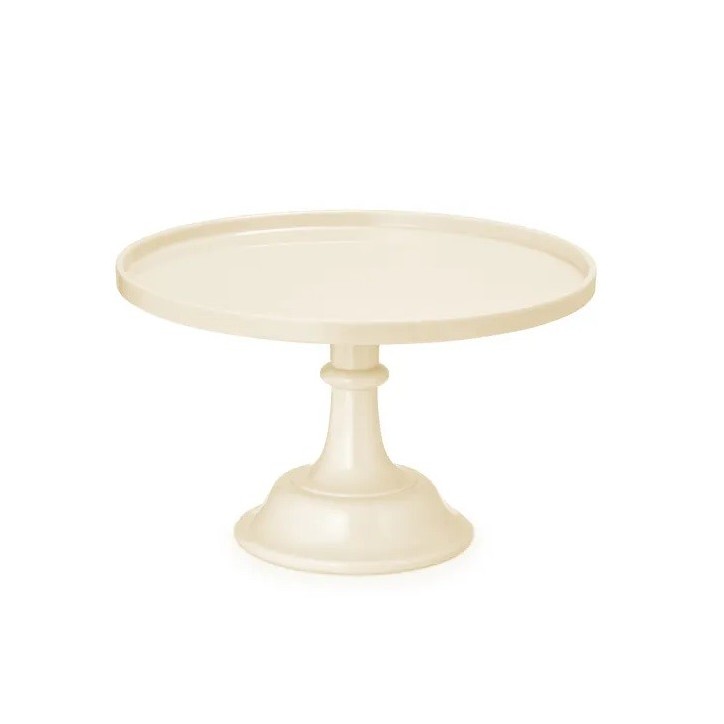 PartyDeco Cake Stand Beige – Ø24 cm, H14.5 cm, Plastic | Elegant Cake Display PartyDeco Cake Stand Beige – Ø24 cm, H14.5 cm, Plastic | Elegant Cake Display