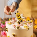 Decora Bienen Zuckerdekor, 6 Stück