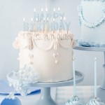 PartyDeco Tortenplatte Hellblau, 24x14.5cm PartyDeco Tortenplatte Hellblau, 24x14.5cm