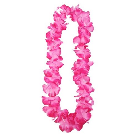 Hawaiian Lei Pink – 1m Tropical Flower Garland for Luau & Summer Parties