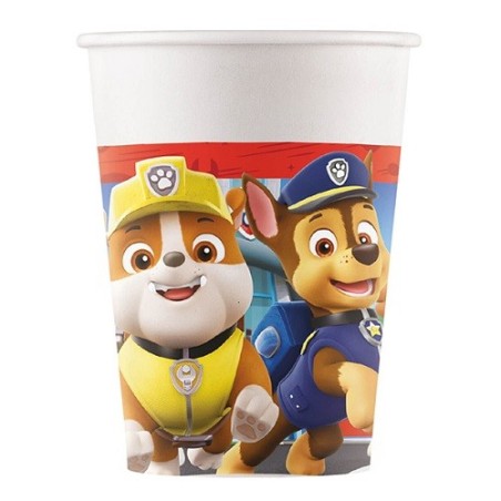 Paw Patrol Pappbecher - Kindergeburtstag Paw Patrol Tischdekoration - Einwegbecher Paw Patrol