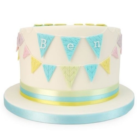 FMM Bunting Cutter Set, 3 Pcs – For Dreamy Cake and Cookie Decorations