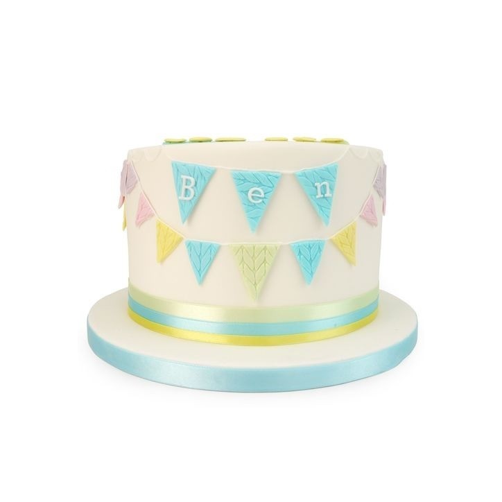 FMM Bunting Cutter Set, 3 Pcs – For Dreamy Cake and Cookie Decorations