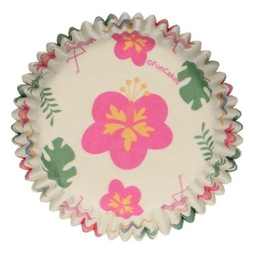 FunCakes Tropical Cupcake Förmchen, 48 Stück