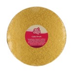 FunCakes 12mm Round Cake Board GOLD, 20cm