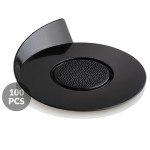 Silikomart 8.6cm Pastry Dish Round Black, 25pcs