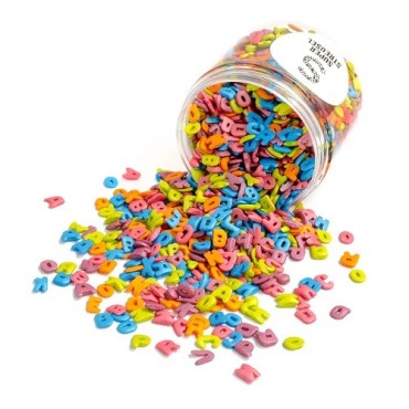 Super Streusel WortWirbel Cake Decor, 90g – The Perfect Sprinkle Mix for Your School Cake