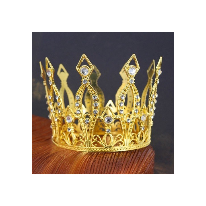 Patisdécor Metal Crown Cake Topper, 1 pcs Patisdécor Metal Crown Cake Topper, 1 pcs