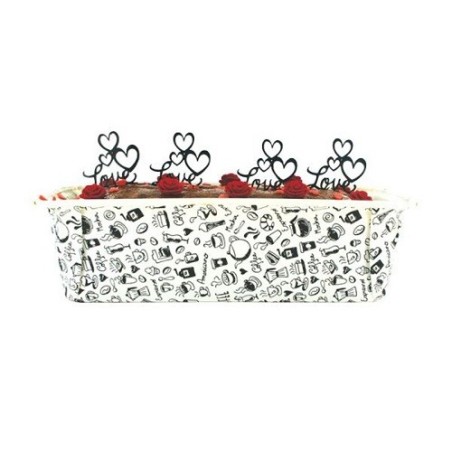 Patisdécor Einweg-Kuchenformen Breakfast 4er Set – 23,5 cm